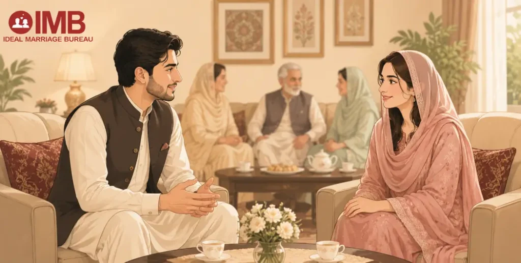 Respectful conversation etiquette during a first rishta meeting